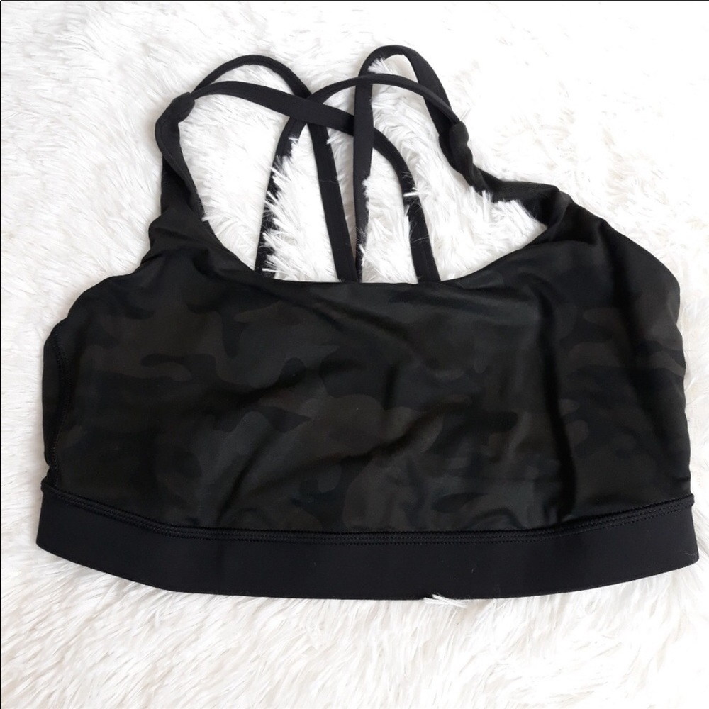 Lululemon camo energy bra